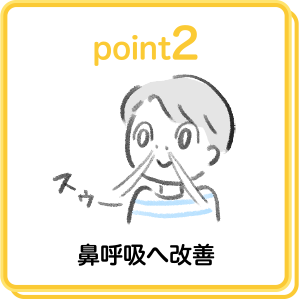 point2 鼻呼吸へ改善